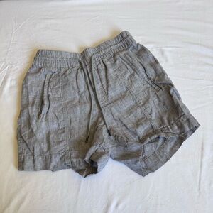 Athleta Retreat linen high-rise shorts